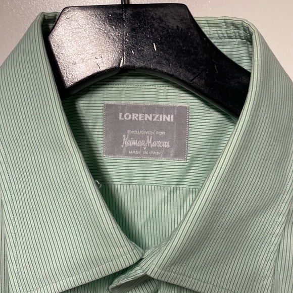 Mens Pin Striped Dress Shirt - Picture 2 of 4